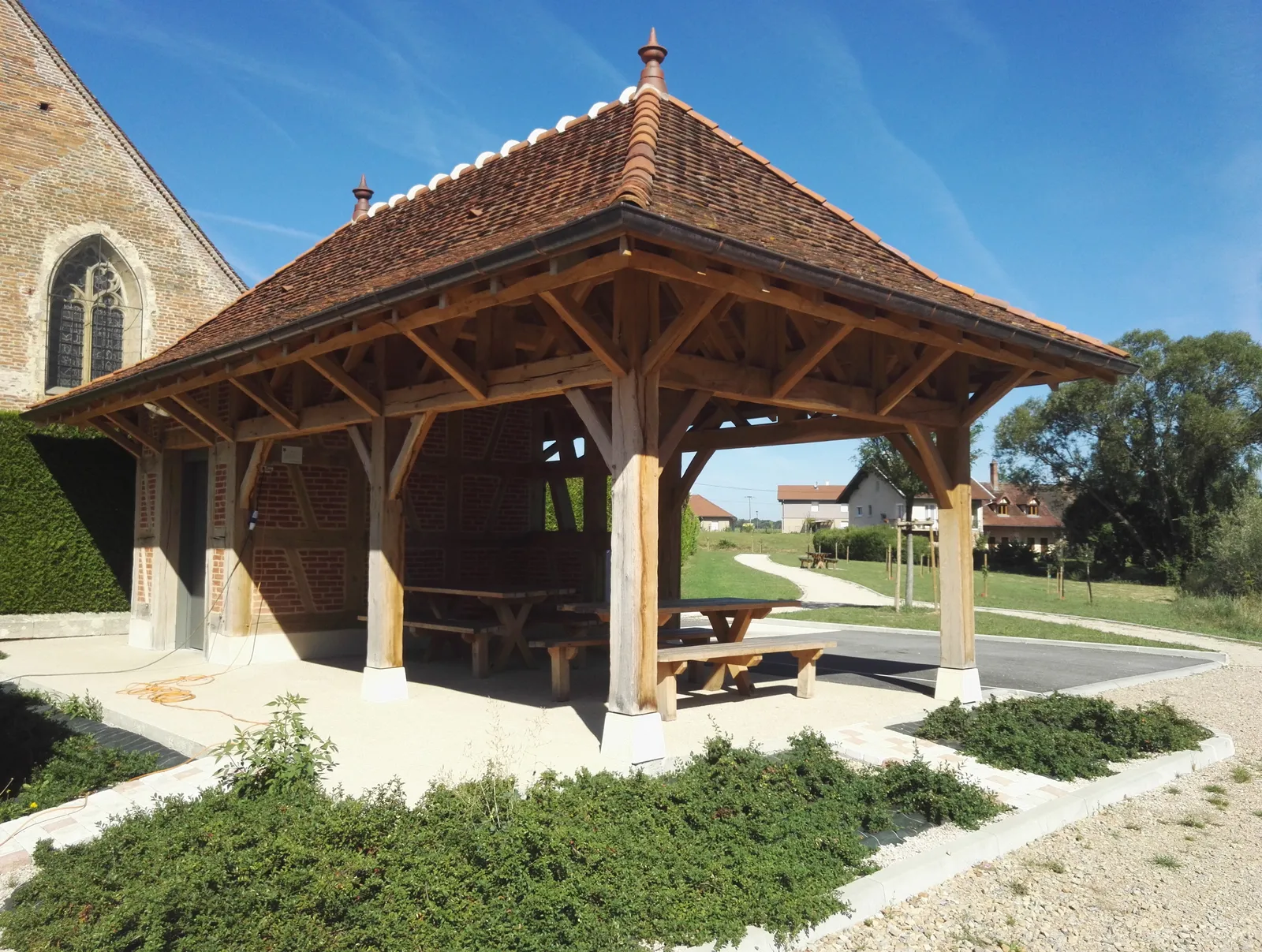 Photo de Aire d'accueil des camping-cars Sainte-Croix-en-Bresse